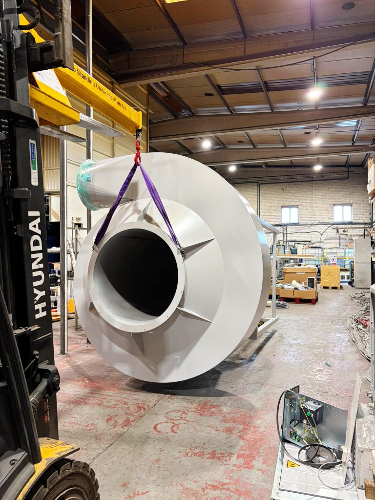 A photo of a Carbon Paint Centre / Gema project in progress, August, 2026
